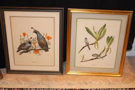 Lot - Seven Ray Harm Bird Prints