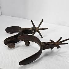 Antique Western Spurs Cowboy Mismatched | eBay