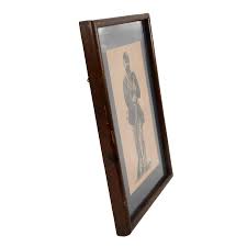 Framed Mixed Media Artwork of a Soldier by Marty Brazil | Replacements, Ltd.