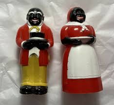 1950s Aunt Jemima and Uncle Moses Black Americana Hard Plastic Salt/pepper Shakers 3 3/4" F&F Mold/die Excellent Like New - Etsy Australia