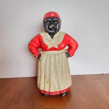 Vintage Cast Iron Money Bank - African Maid Money Box - Etsy