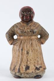 Sold at Auction: Painted Black Americana Cast Iron Mammy ...