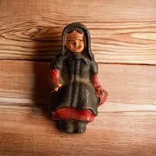 Cast Iron Amish Figure Ledge Sitter Patina 2" - Etsy