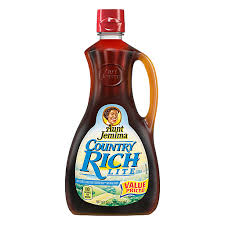 Aunt Jemima Lite Syrup, Value Priced 24 oz | Pancake Mixes ...