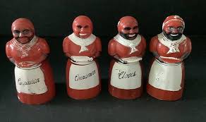 Black Americana Era Aunt Jemima Spice Holders