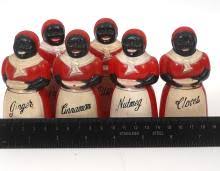 Sold at Auction: 6Pc Americana F&F Aunt Jemima Spice Set