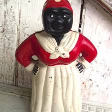 SALE PRICE REDUCED, Vintage Cast Iron Aunt Jemima Mammy Bank, Primitive Folk Art Black Americana - Etsy