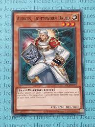 SDLI-EN013 Aurkus, Lightsworn Druid Yu-Gi-Oh Card (Unl) NM ...