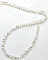 2 -14" Strands 148 Vintage Czech 5mm Faceted Crystal Clear ...
