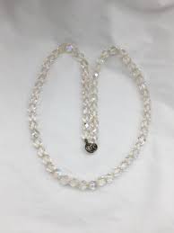 Vintage Clear Aurora Borealis Slightly Rainbow Glass Crystal ...