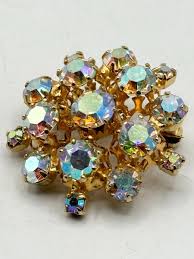 Vintage made in Austria Rhinestone brooch pin | eBay