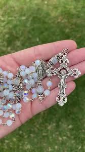 READY TO SHIP! Opal Rosary | October Birthstone Rosary for Women | Personalized Rosary Gifts for Girls | Baptism Rosary | Wedding Rosary - Etsy