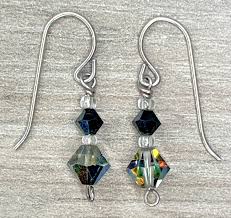 Artisan Sterling 925 Wire AB Aurora Borealis Crystal Bead ...