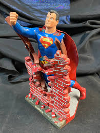 VINTAGE 1974 SUPERMAN MONOGRAM MODEL KIT PARTIALLY ASSEMBLED ...