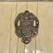 Mid 20th Century French Bone Card Case With Sterling Crest ...