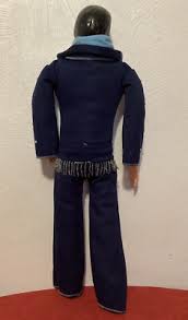 Vintage Elvis Presley 20" Porcelain Doll Action Figure 70s Blue Denim Jumpsuit | eBay