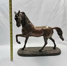 Austin Productions Inc Large Horse Statue Figurine Bronze ...