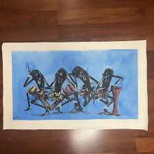 AUTHENTIC African Painting (NOT a Print or a Copy) Original ...