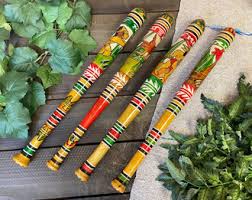 Painted Mexico Pinata Stick Bat 22" (1bc71) - Mission Del ...