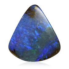 Electric Purple Boulder Opal 2.65ct, Pizza-shaped Cabochon ...