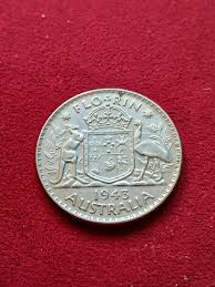 AUSTRALIA Silver Florin 1943 and free shipping in USA | eBay