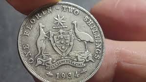 Australia 1934 Florin - YouTube