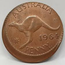 AUSTRALIA 1964 . PENNY . ERROR . HUGE MIS-STRIKE | eBay Australia
