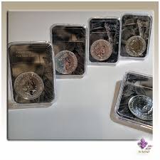 2023 1 oz British Silver Britannia 5 Custom Slab+Inserts ...