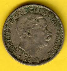 1901 Luxembourg 10 Centimes Grand Duchy of Luxembourg ...