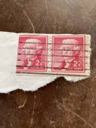 Rare Thomas Jefferson Vintage 2 Cent Stamp Red 1962 | eBay