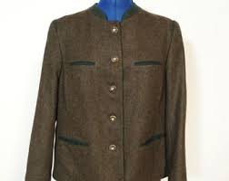 Loden Suit Green, Skirt With Box Pleat and Blazer With ...