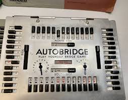 Antique Original 1950's Art Deco Autobridge Playing Board ...