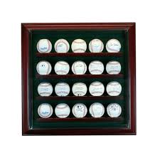 20 Baseball Cabinet Style Display Case