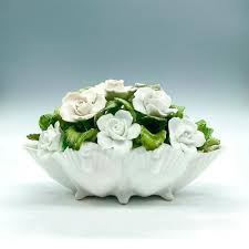 Sold at Auction: Vintage Aynsley China Flower Basket Figure