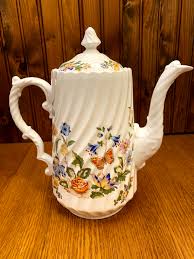 Aynsley Bone China, Cottage Garden Tea Set, Tall Teapot ...