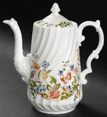 Cottage Garden Small Coffee Pot & Lid by John Aynsley & Sons ...