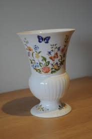 Aynsley Cottage Garden pattern campana style vase 19 cm | eBay