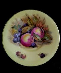 Aynsley Orchard Fruit Signed D. Jones Demitasse Saucer ONLY ...