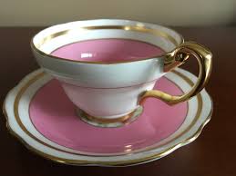 EB Foley Pink and Floral Fine Bone China Tea Cup With ...
