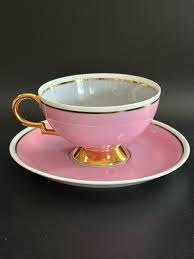 Bavarian Johann Havilland Germany - Pink / Tea Cup & Saucer ...