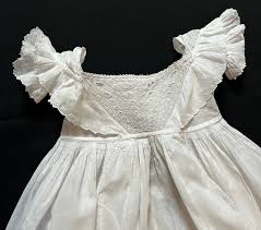 Christening Gown Antique Handmade With Embroidery C.1850 ...