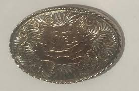 Vintage Metal Belt Buckle, Crumrine, Nice Design, Standard ...