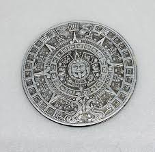 Rare Western Airlines “Fiesta Flights” Drinking Coaster Mayan Calendar Aztec 27 | eBay