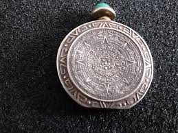 Vintage Mexico Silver Perfume Bottle Miniature Turquoise Stone | eBay