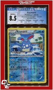Boundaries Crossed 37 Azumarill Reverse Holo CGC 8.5 - Subgrades | eBay