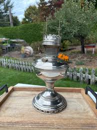 Vintage Aladdin Lamp, Nickel-plated Brass ~ Kerosine Oil Lamp. - Etsy Denmark