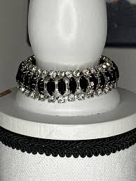 Vintage “black & White” Necklace and Bracelet - Etsy