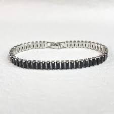 7 Colors Silver Plated Geometric Square Crystal CZ Bracelets