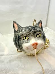 Vintage Cat String and Ribbon Dispenser - Etsy