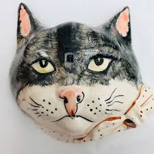 Vintage Ceramic Cat Face String Dispenser by Babbacombe ...
